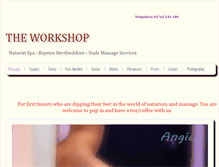 Tablet Screenshot of naturistmassage.co.uk
