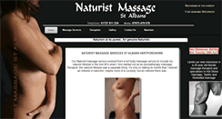 Desktop Screenshot of naturistmassage.com