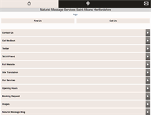 Tablet Screenshot of mobile.naturistmassage.com